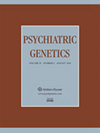 PSYCHIATRIC GENETICS杂志封面